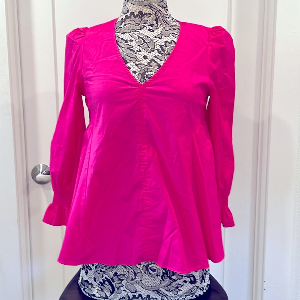 Pomander Place Tuckernuck pink cotton top